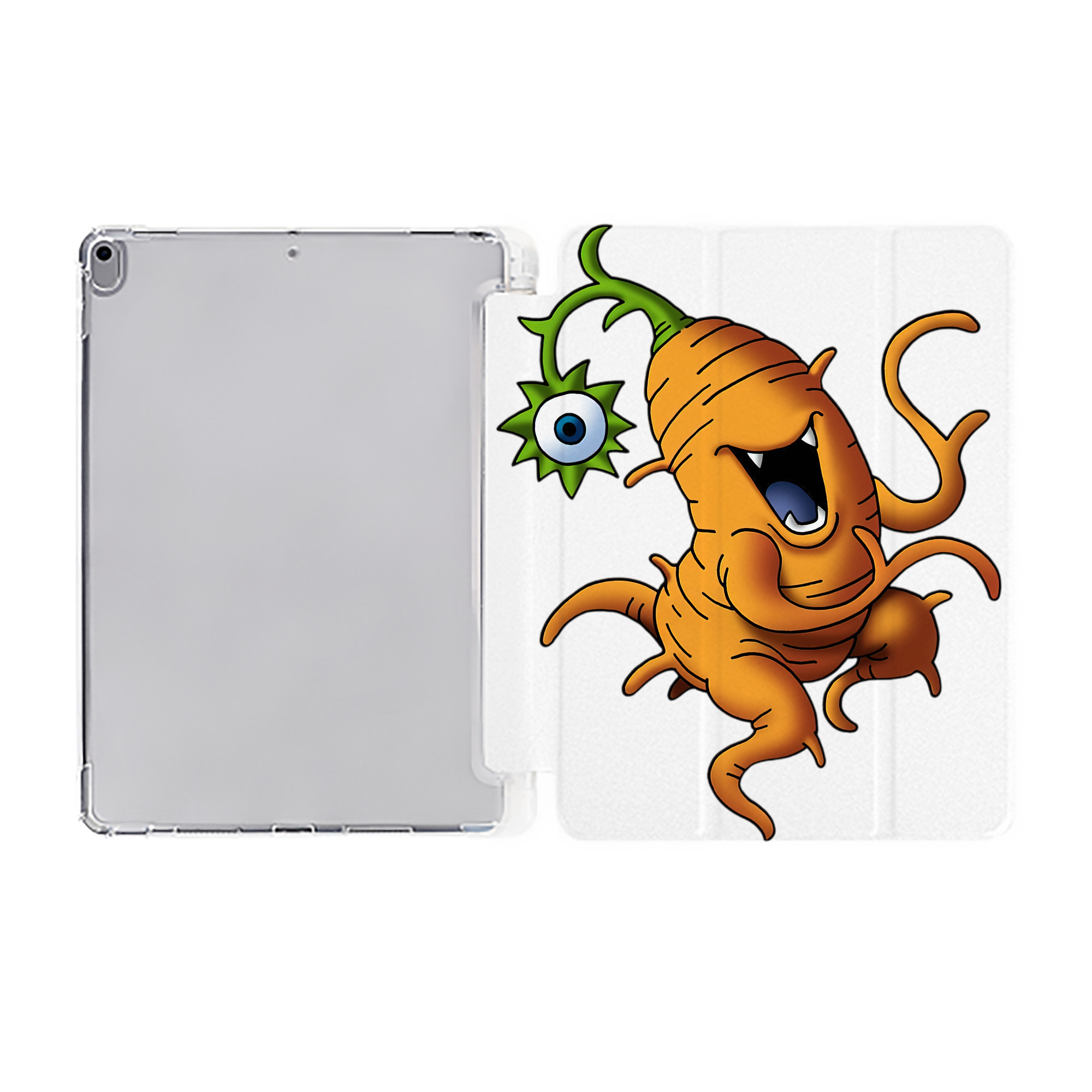 （画像用） ドラゴンクエスト Doragon Kuesuto Dragon Quest IPad ケース ペン収納付き 三つ折りスタンド PUレザー×シリコン 対応機種9.5/10.5/10.9インチ